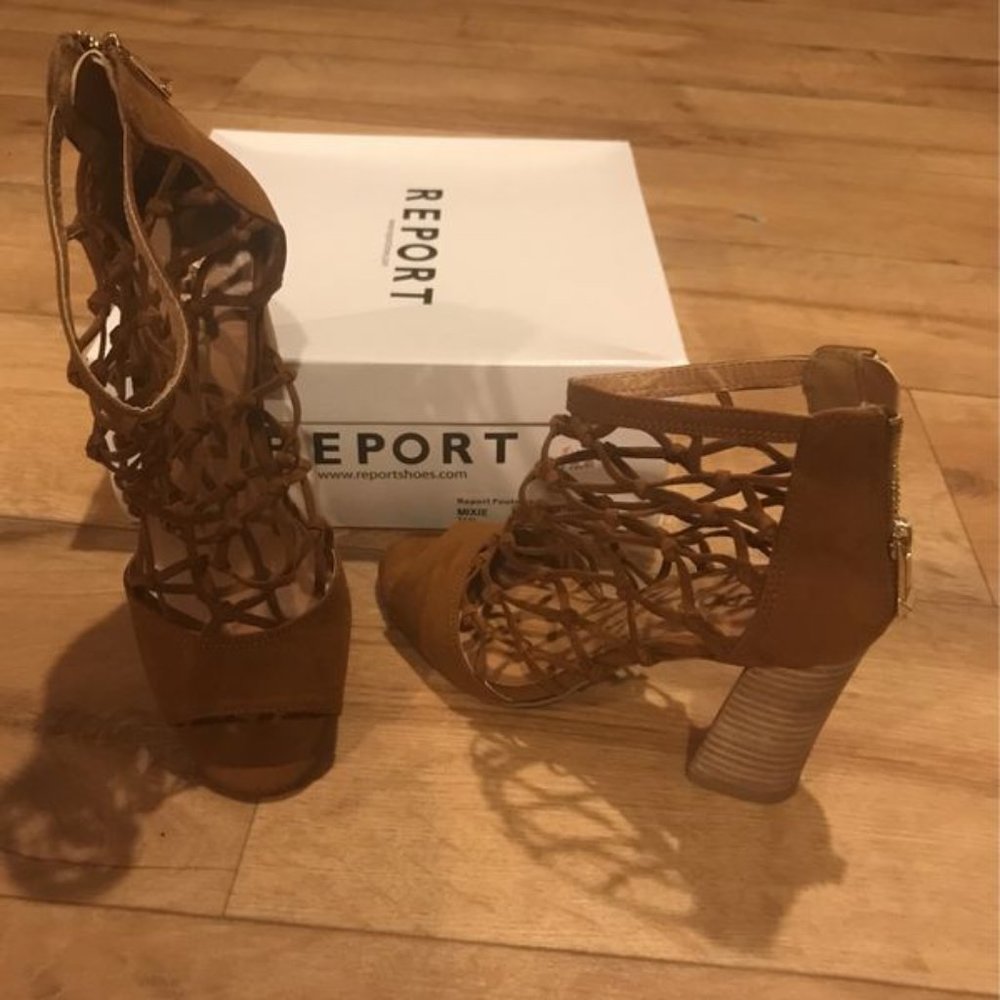 Tan Strappy Sandals